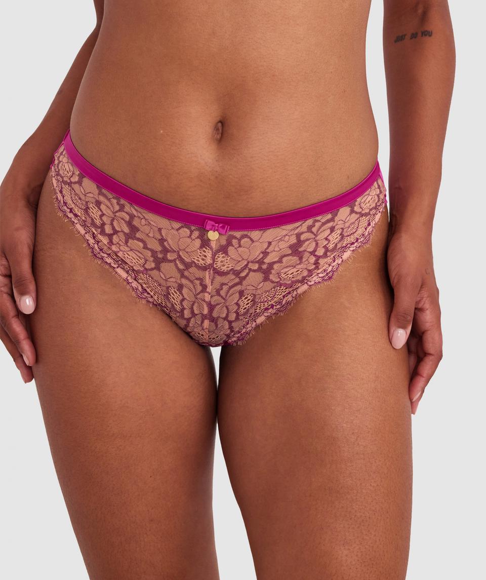 Madrid Brazilian Knicker - Rose