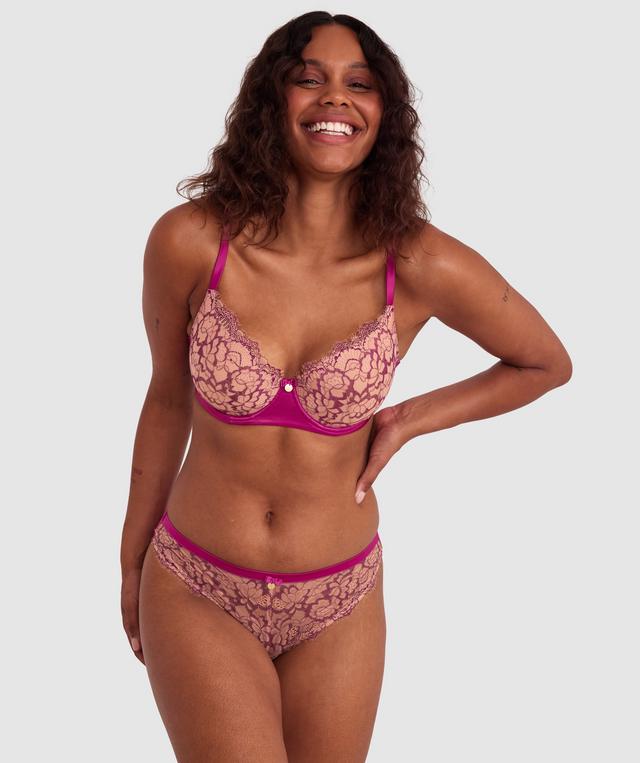 Madrid Brazilian Knicker - Rose