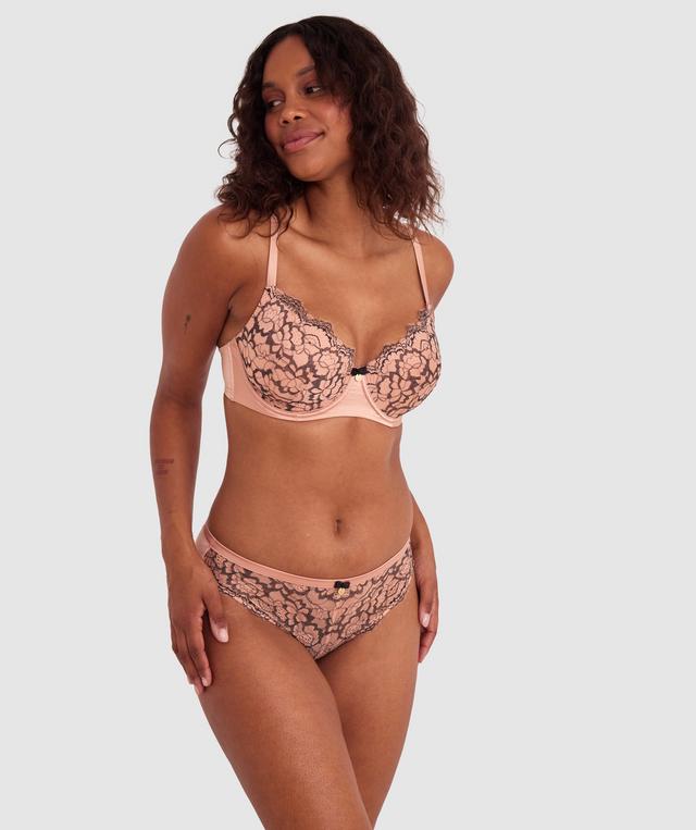Madrid Full Cup Balconette Bra - Black