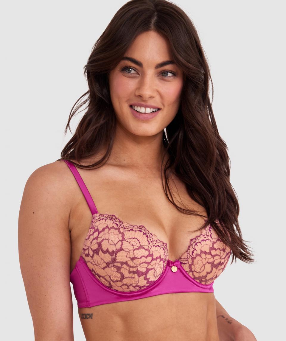Madrid Push Up Bra - Rose