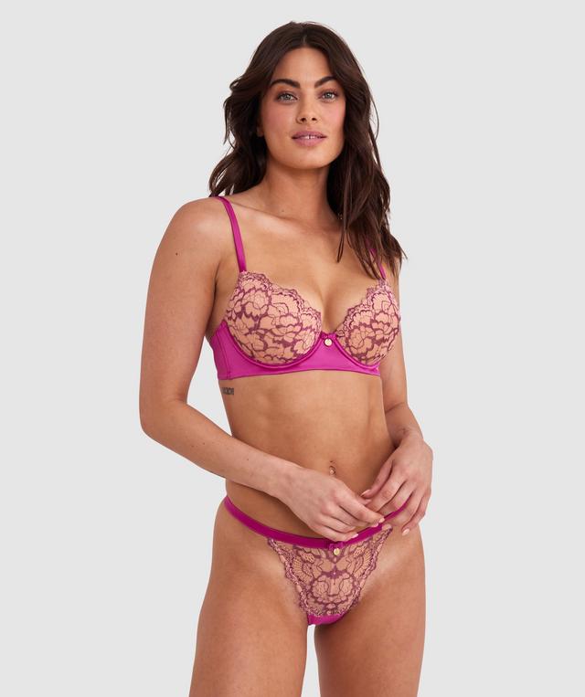 Madrid Push Up Bra - Rose