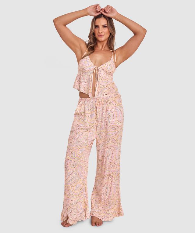 Manon Long Pant - Paisley Print