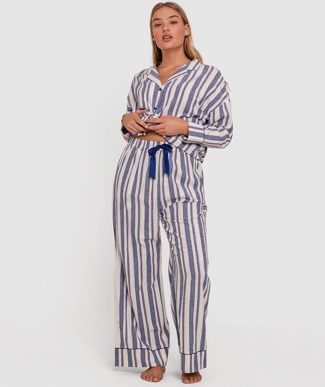 Maple Long Pant - Stripe Print