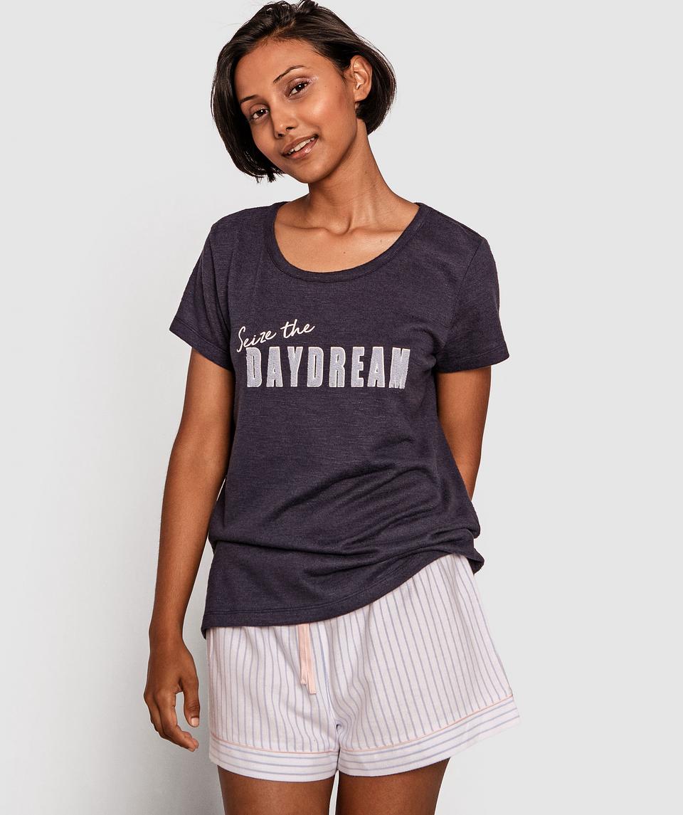 Maple Short Sleeve Tee - Blue