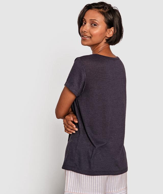 Maple Short Sleeve Tee - Blue