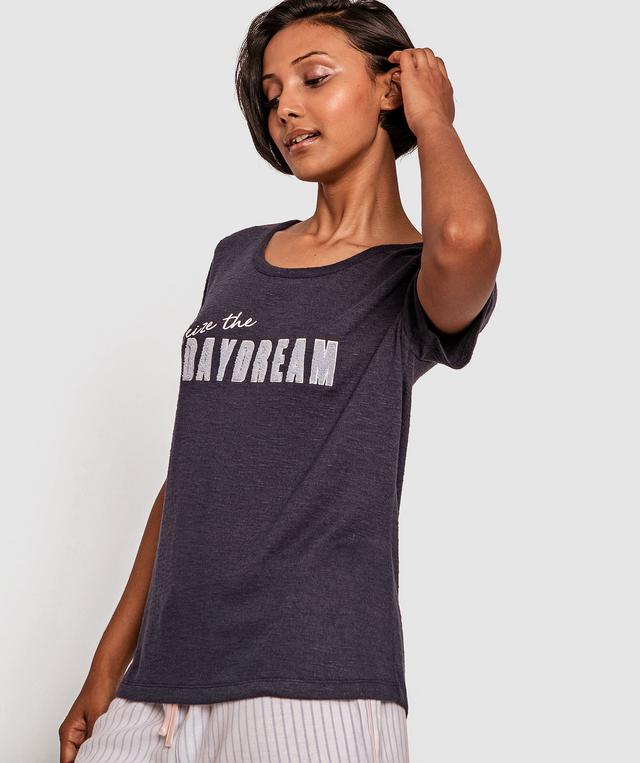 Maple Short Sleeve Tee - Blue