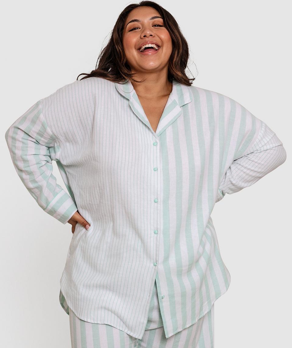 Maple Sleepshirt - Stripe Print