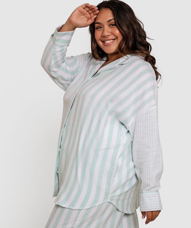 Maple Sleepshirt - Stripe Print