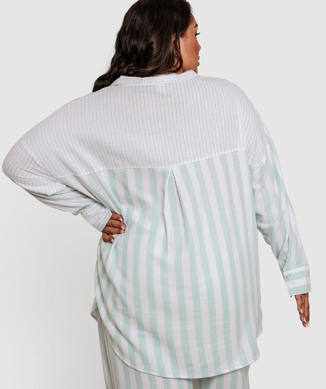 Maple Sleepshirt - Stripe Print