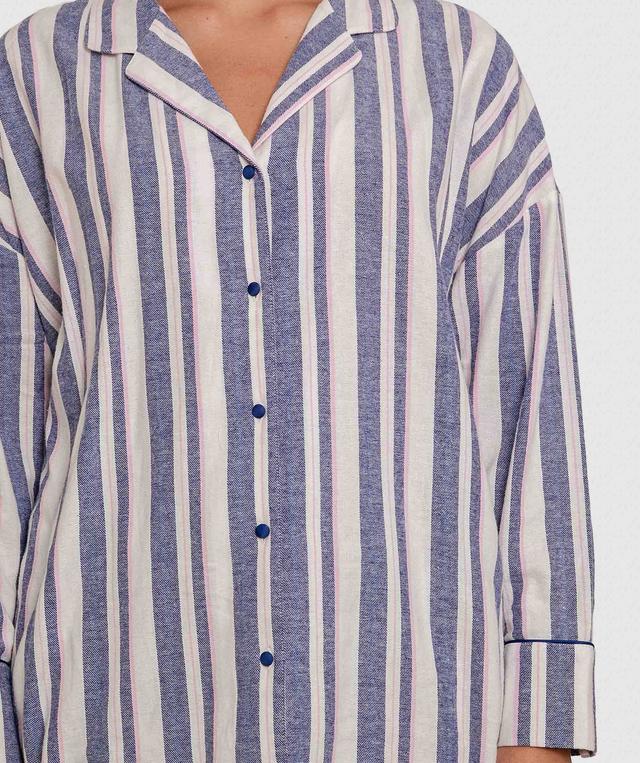 Maple Sleepshirt - Stripe Print