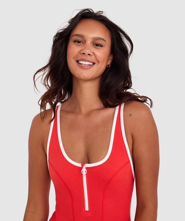 Match Point Bodysuit - Red