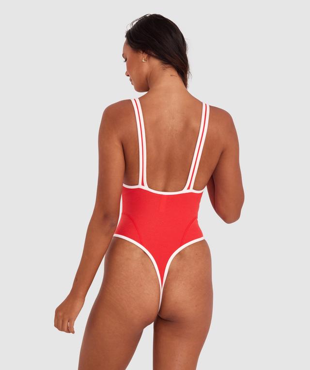 Match Point Bodysuit - Red