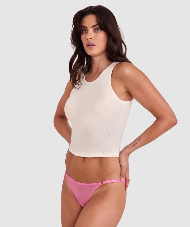 Mesh Basics Bikini - Pink
