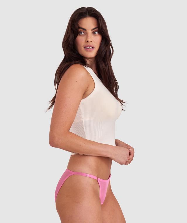 Mesh Basics Bikini - Pink