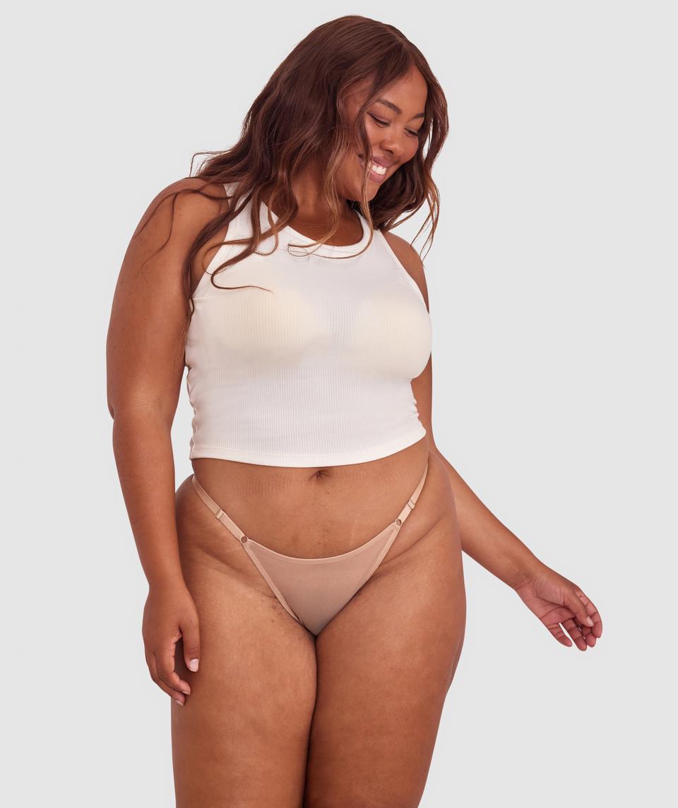 Mesh Basics V String - Nude 3