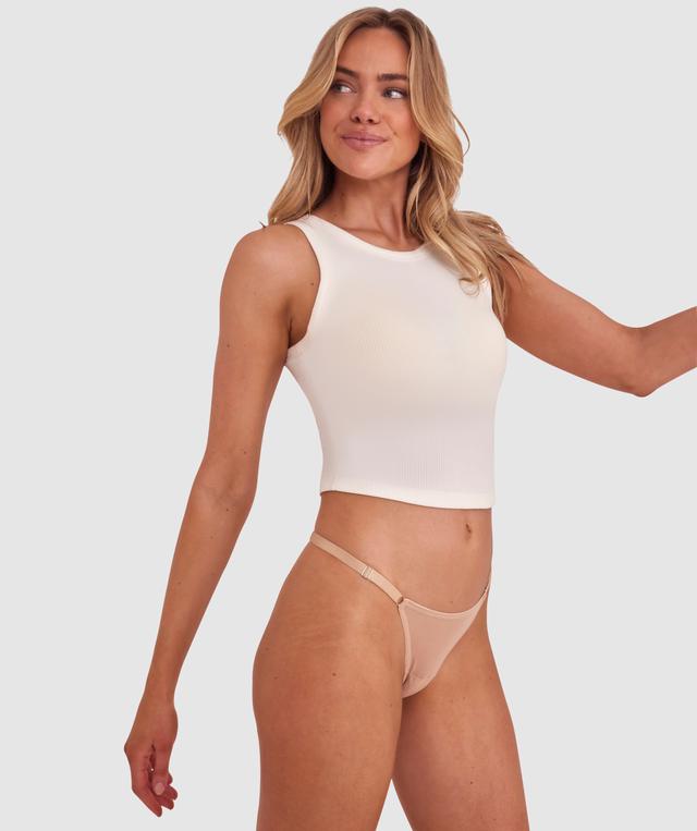 Mesh Basics V String - Nude 3