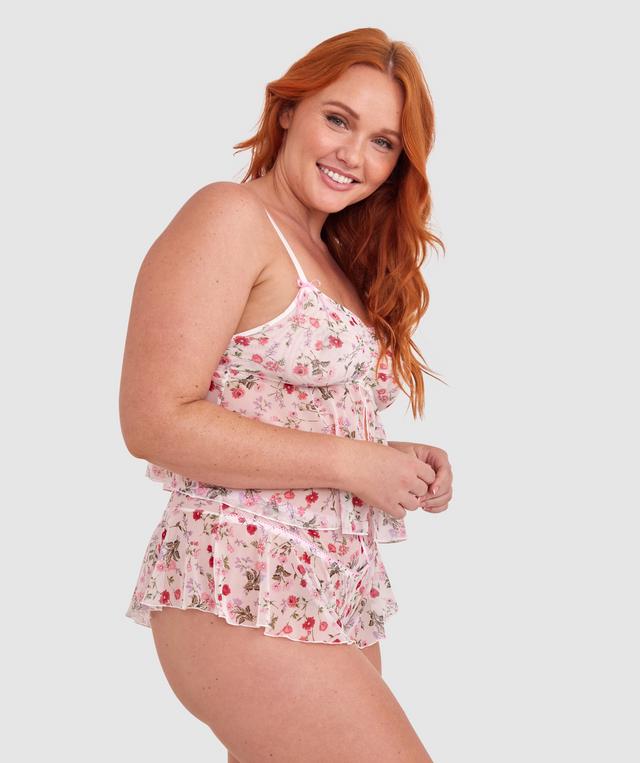 Mia Cami - Ivory Floral Print
