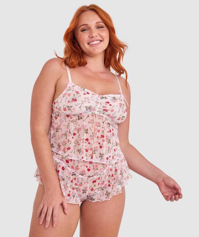 Mia Cami - Ivory Floral Print