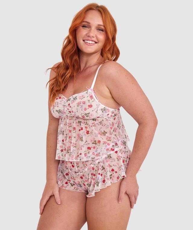 Mia Cami - Ivory Floral Print