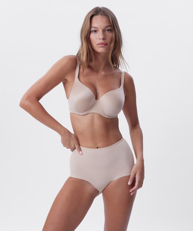 Microfibre Full Brief - Nude