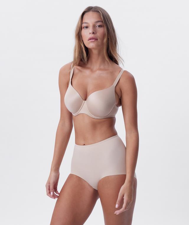 Microfibre Full Brief - Nude