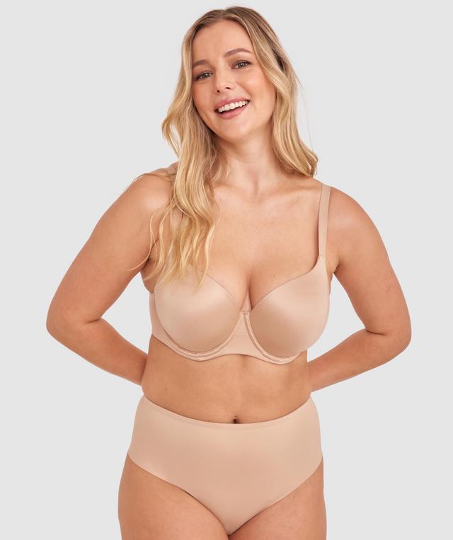 Microfibre High Waist G-String Knicker - Nude