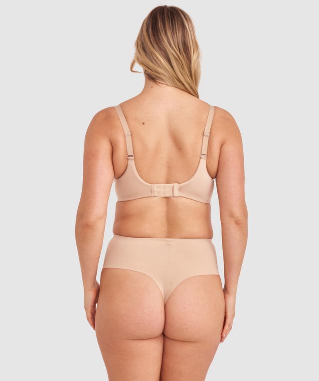 Microfibre High Waist G-String Knicker - Nude