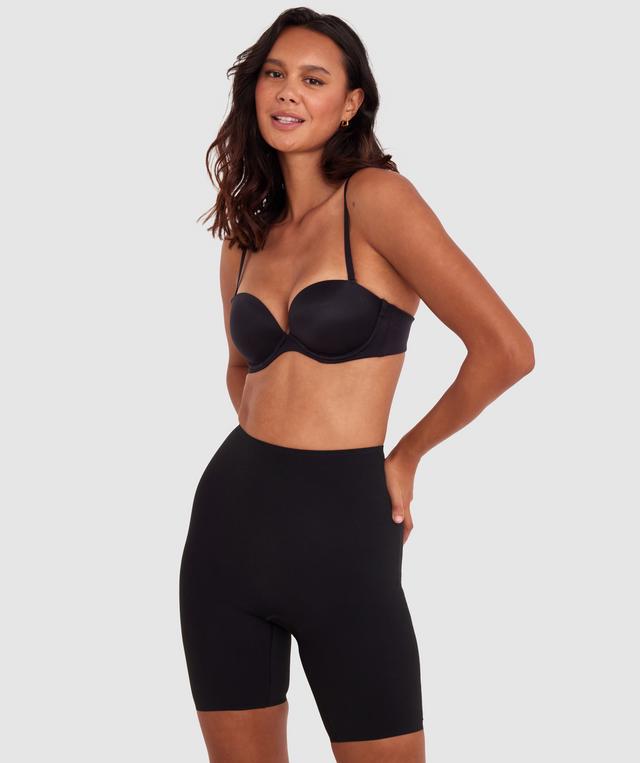 Microfibre Thigh Shaper - Black