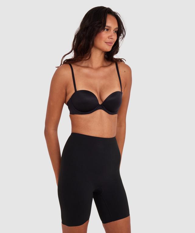 Microfibre Thigh Shaper - Black
