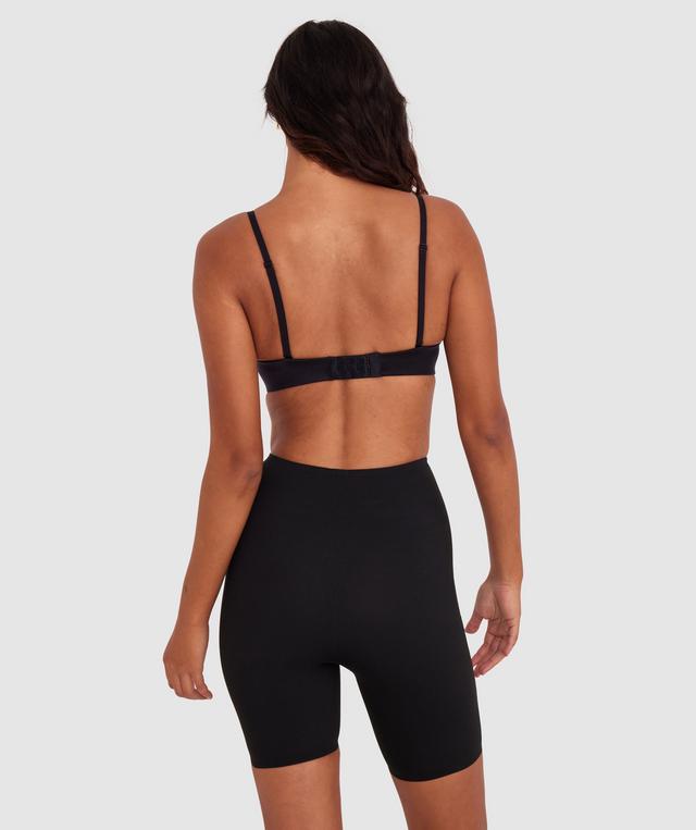 Microfibre Thigh Shaper - Black