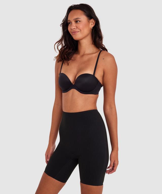 Microfibre Thigh Shaper - Black