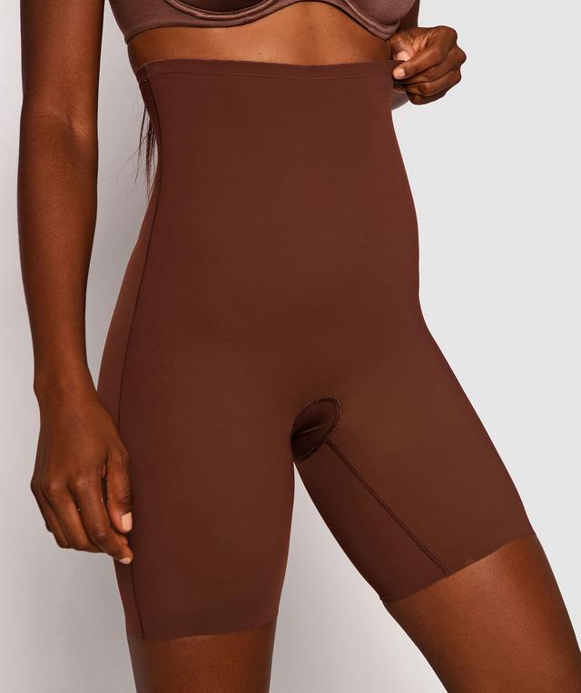 Microfibre Thigh Shaper - Mocha