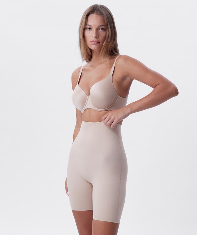 Microfibre Thigh Shaper - Nude