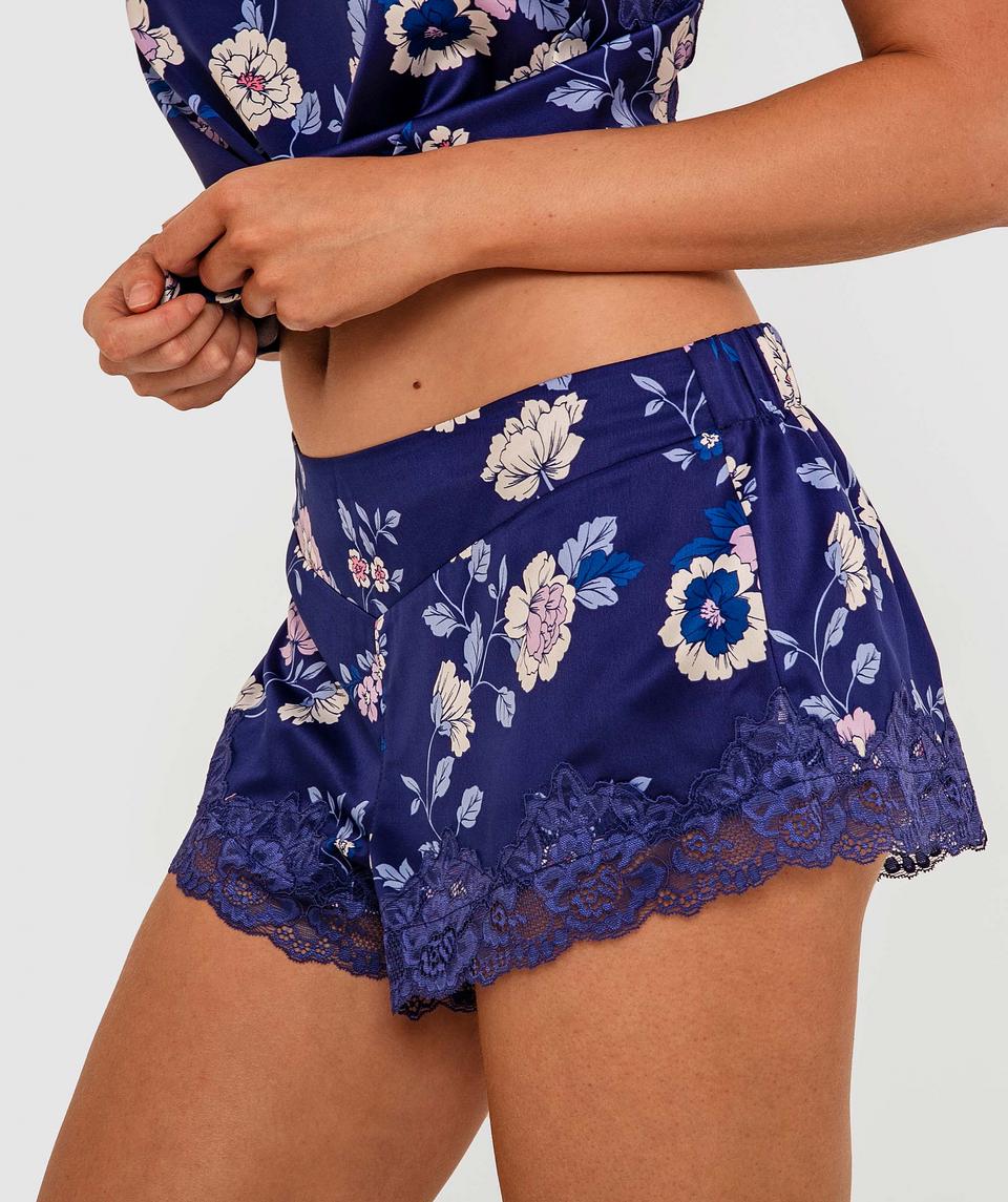 Midnight Aurelia Short - Floral Print