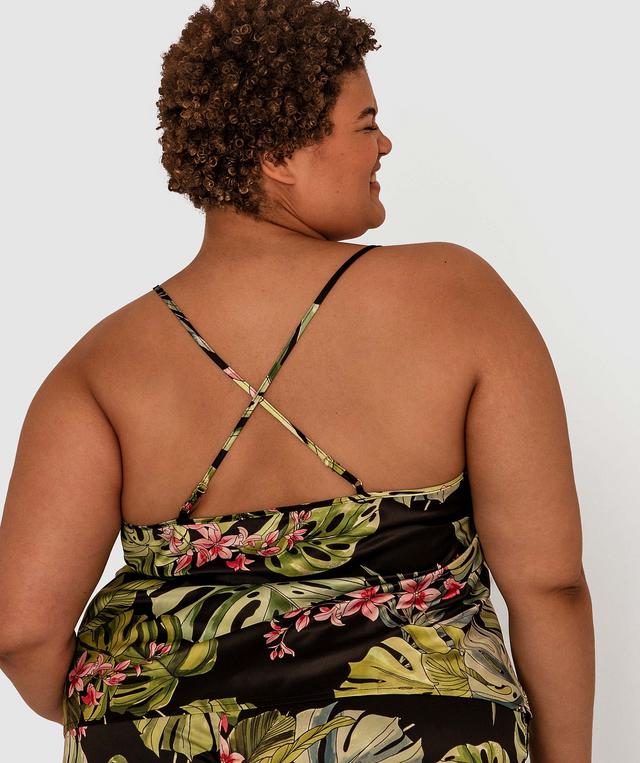 Midnight Palms Cami - Tropical Print