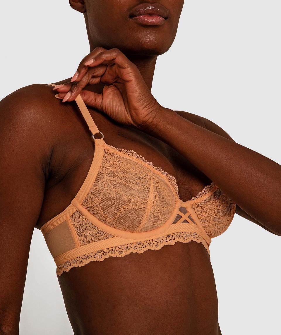 Millie Underwire Bra - Light Orange