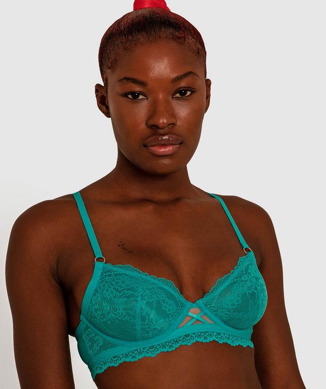 Millie Underwire Bra - Teal