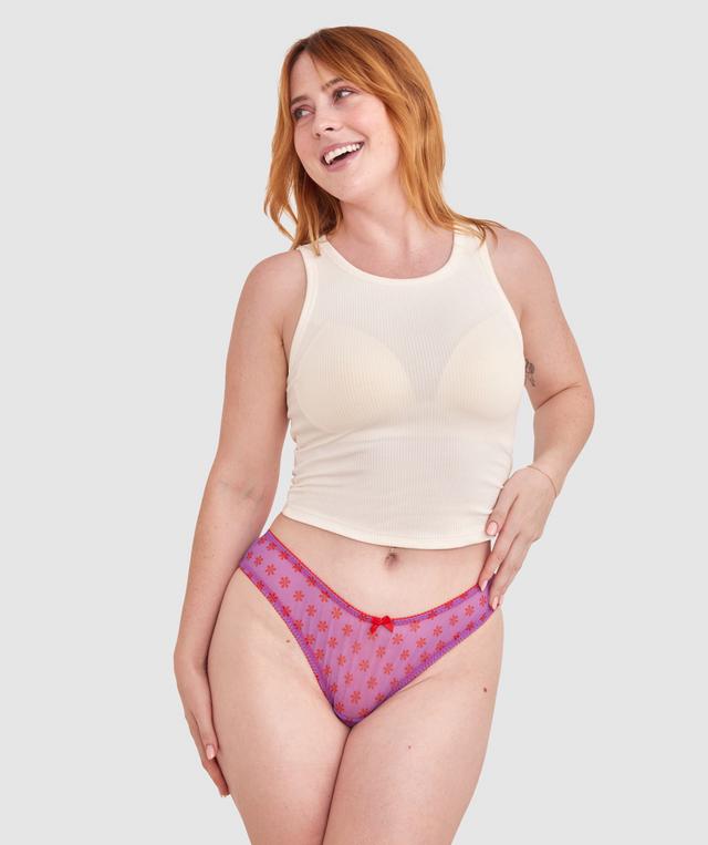 Milly Brazilian Knicker - Purple
