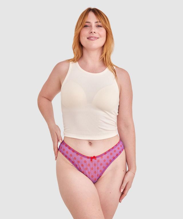 Milly Brazilian Knicker - Purple