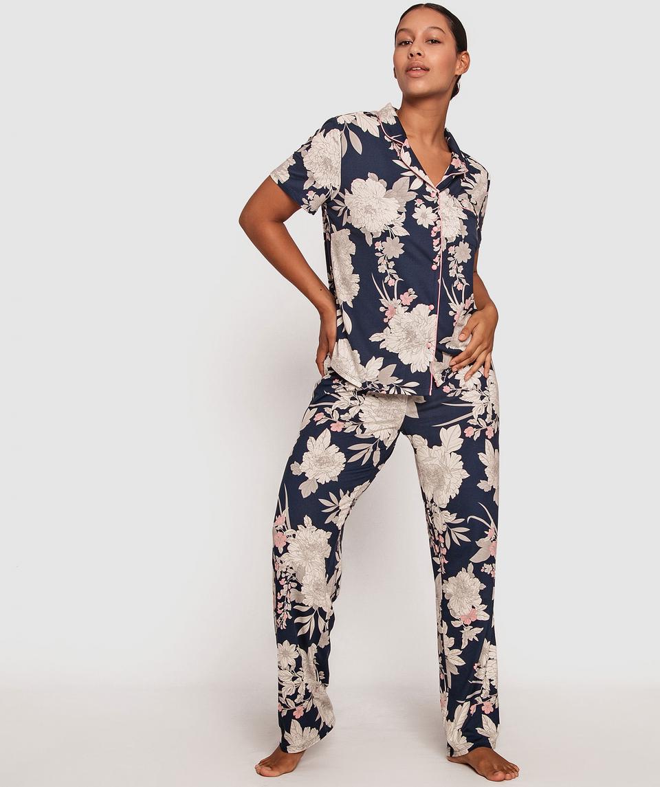 Moonlight Long Pj Set - Floral Print