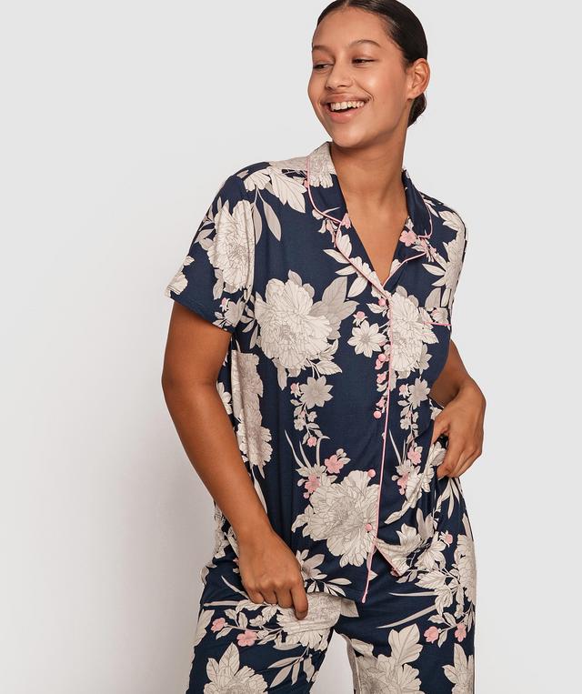 Moonlight Long Pj Set - Floral Print