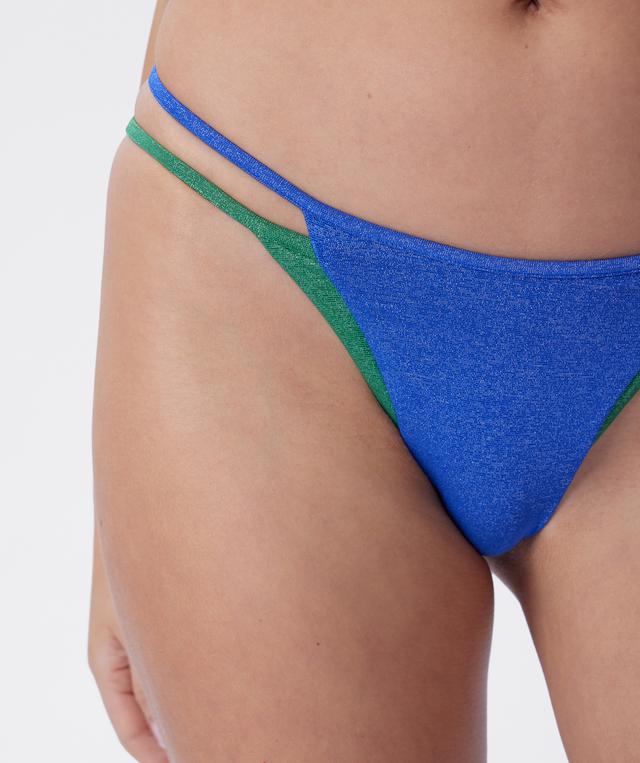 Mykonos G String Bikini Bottom - Blue