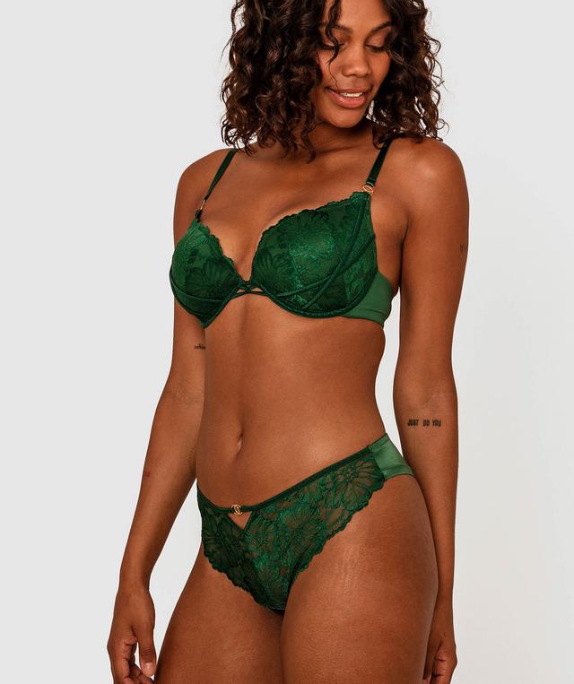 Nara Brazilian Knicker - Dark Green