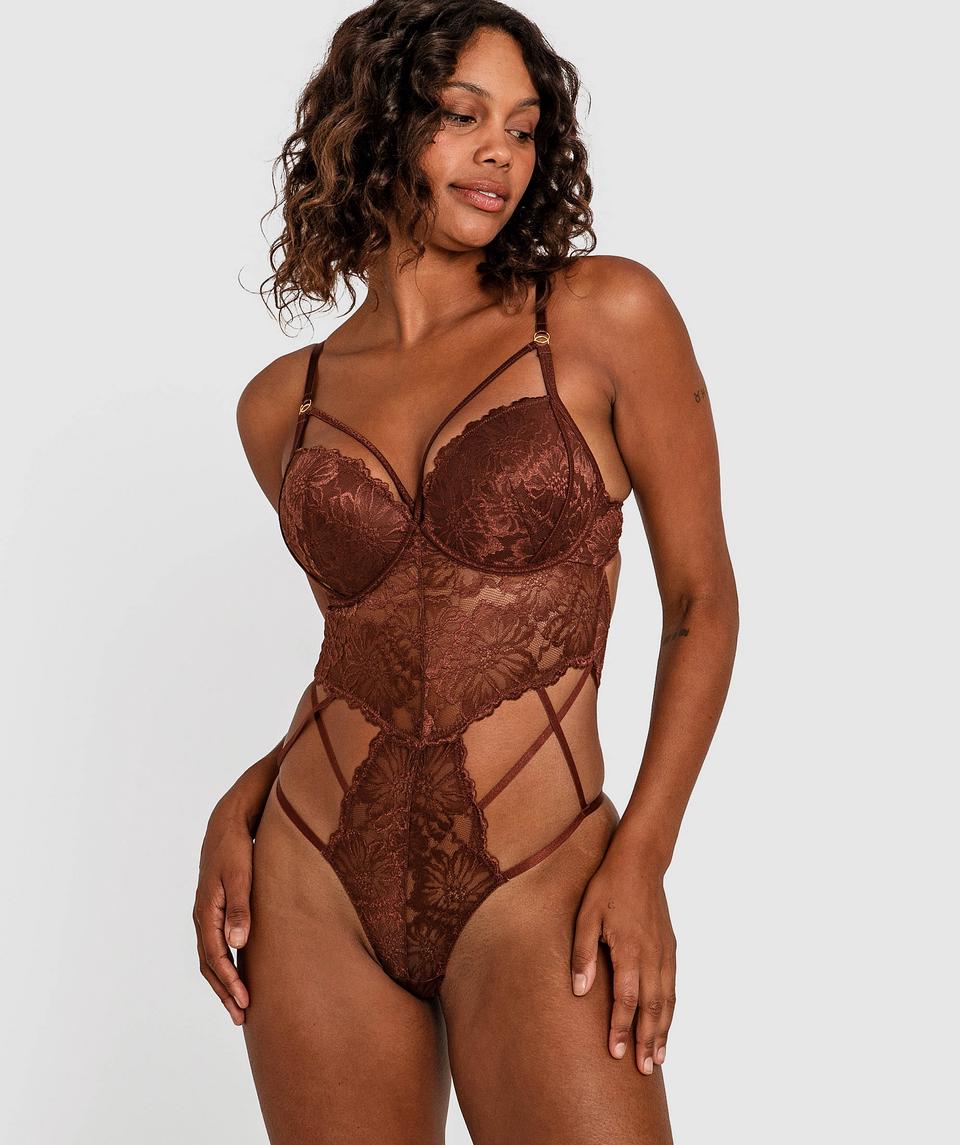 Nara Push Up Bodysuit - Nude 6