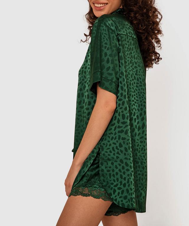 Nara Short Sleeve Shirt - Dark Green