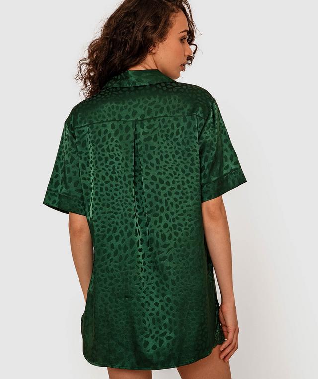 Nara Short Sleeve Shirt - Dark Green