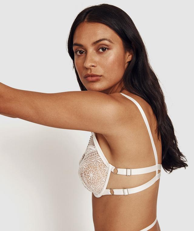 Night Games Acadia 1/2 Cup Underwire Bra - Ivory