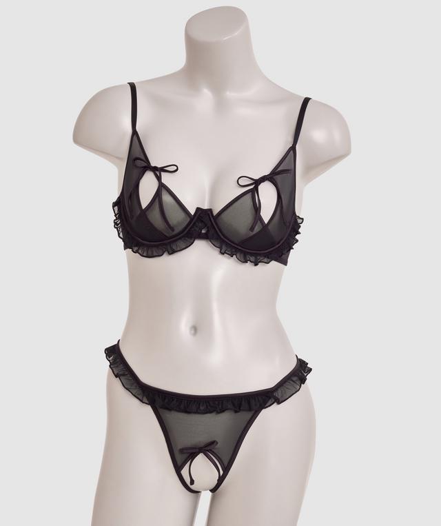 Night Games Adorn You Erotic Set - Black