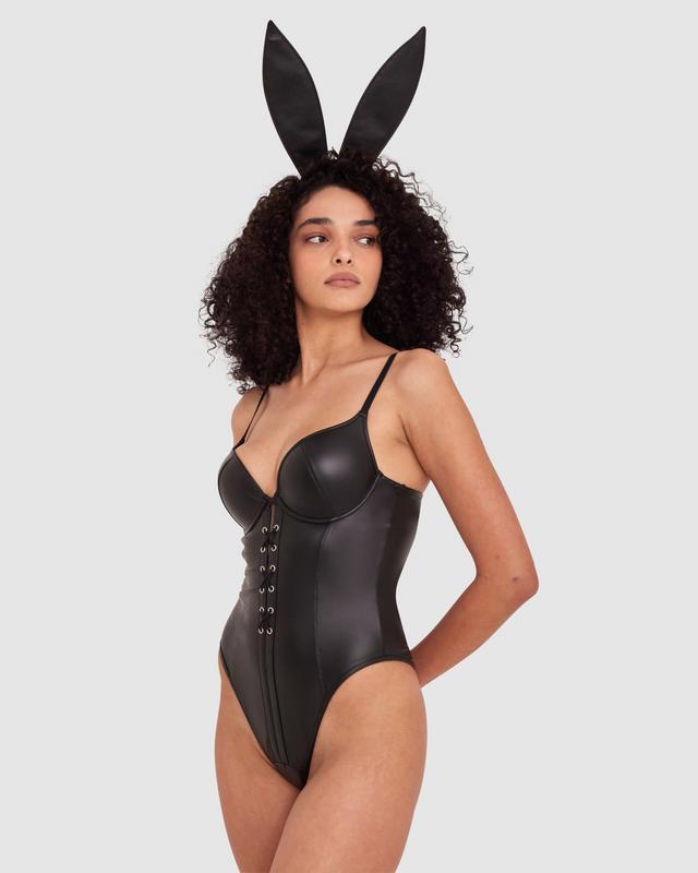 Night Games Baddie Bunnie Ears - Black