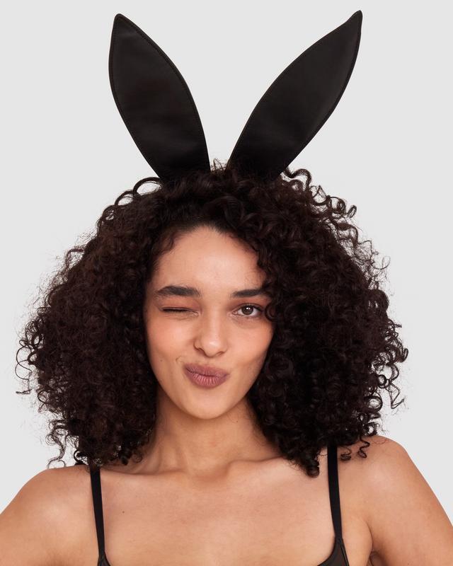 Night Games Baddie Bunnie Ears - Black